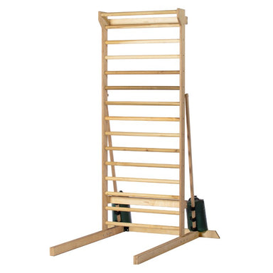 beyond balance freestanding swedish ladder poplar diagonal white background