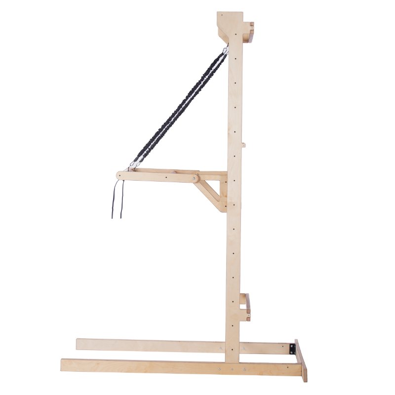 beyond balance freestanding swedish ladder poplar pilates push-thru bar side white background