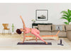 frame fitness pilates reformer sunrise matwork exercise in living room