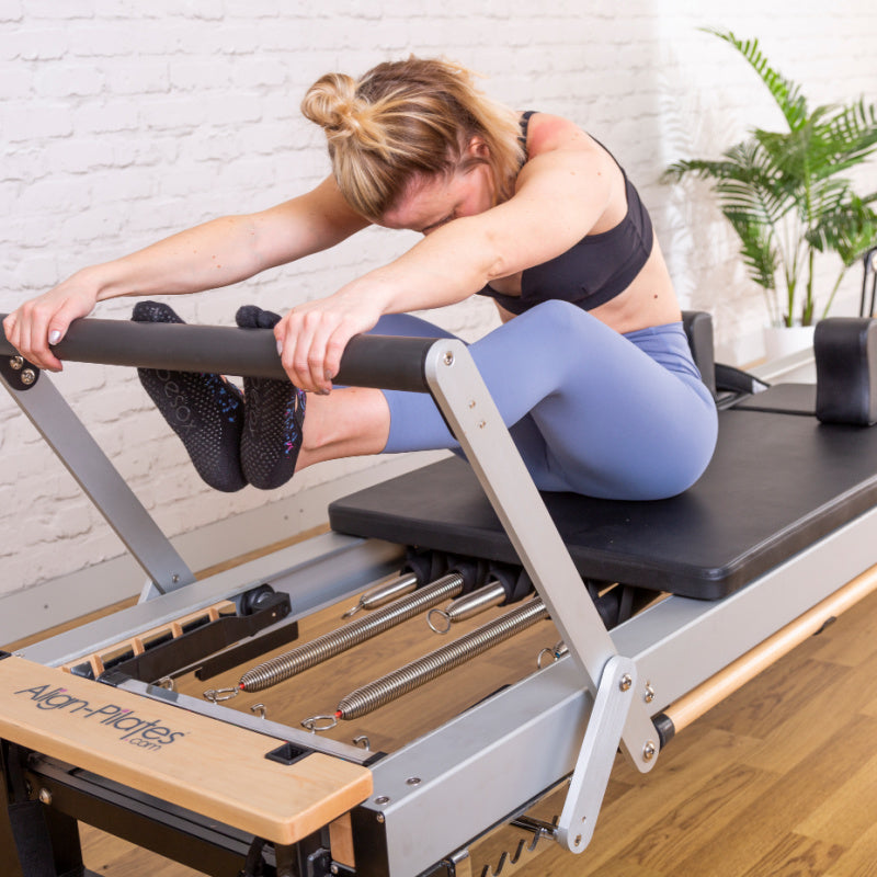 Align-Pilates A8-Pro Reformer Diagonal Model lifestyle