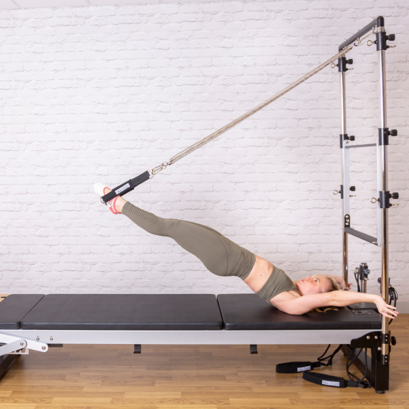 Align-Pilates A8-Pro Reformer Half Cadillac Model Pose