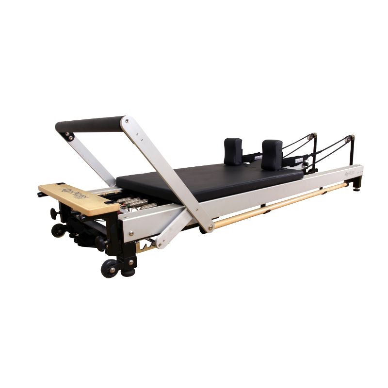 Align-Pilates C8-Pro Reformer Diagonal White Background