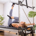 Products Align-Pilates C8-Pro Pilates Reformer With Half Cadillac with model Diagonal view