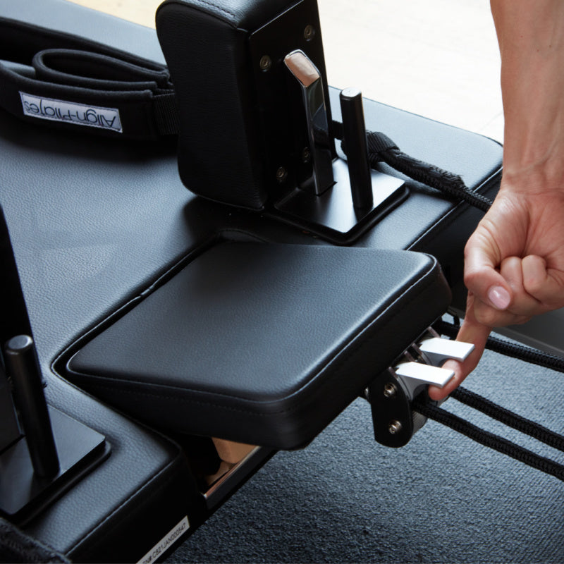 Align-Pilates C8-Pro Reformer Rope Adjusters close-up