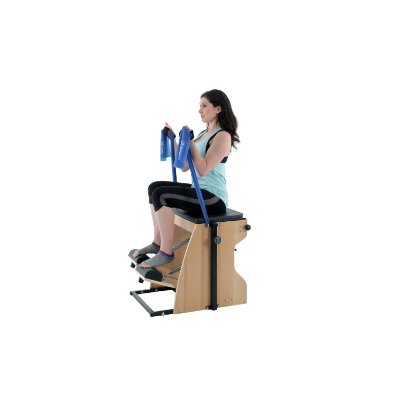 Align-Pilates-Combo-Chair-with-model-sitting