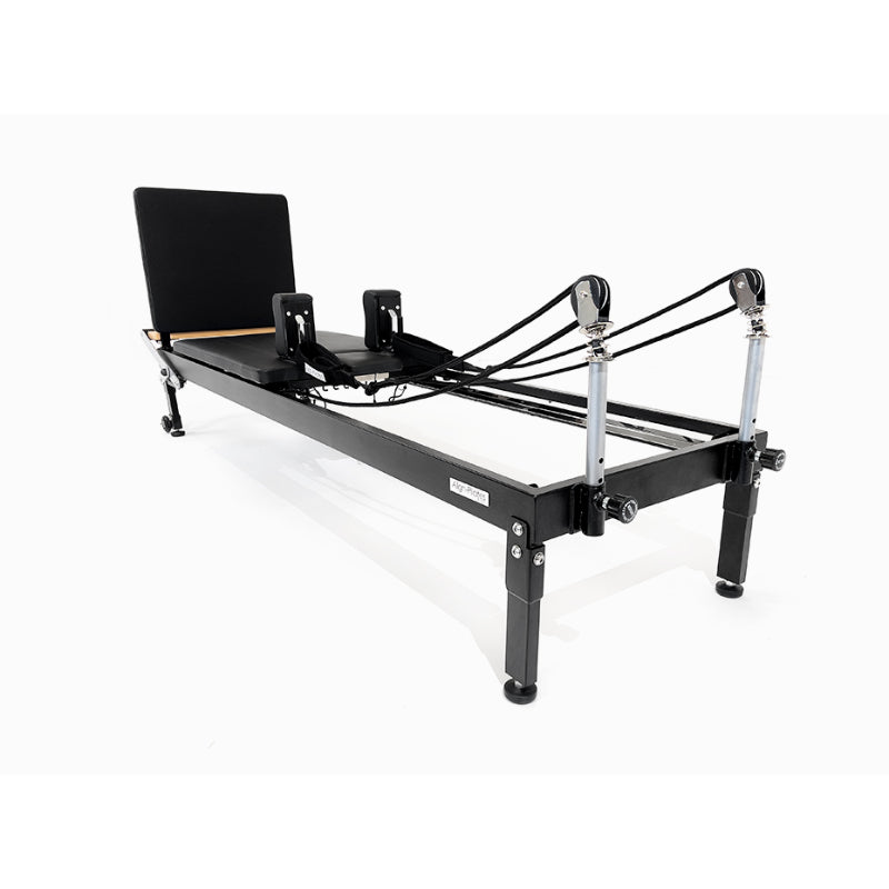 Align-Pilates H1 Home Pilates Reformer With Jump Board diagonal white background