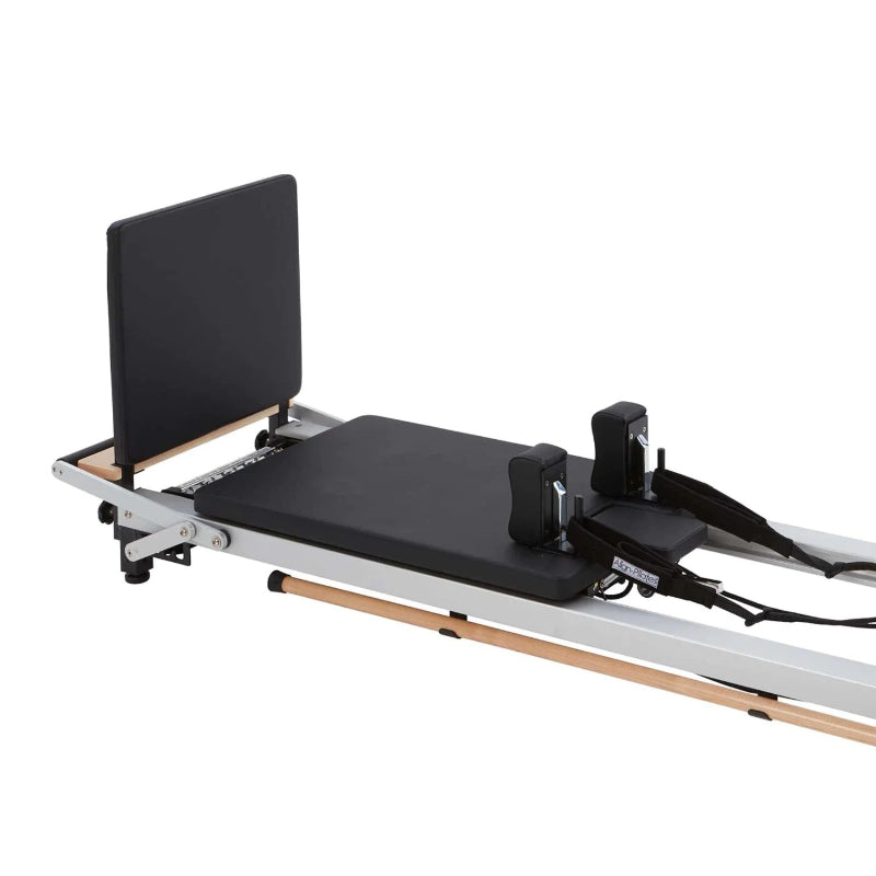 Align-Pilates Jump Board For C, F & H-Series Pilates Reformers with reformer diagonal view