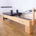 Align-Pilates M8-Pro RC Maple Wood Studio Reformer in studio diagonal view