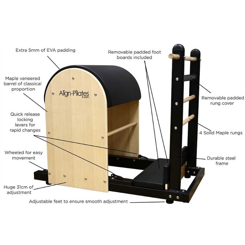 Align-Pilates Ladder Barrel RC MK III - Improve Spinal Flexibility —  FitBody Pilates