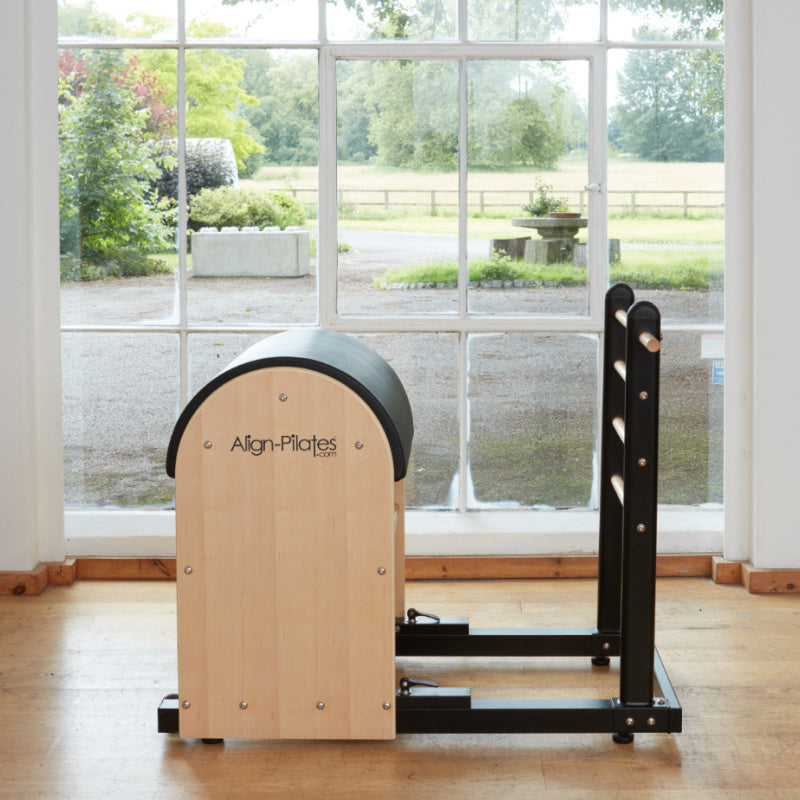 Align-Pilates Ladder Barrel Side View Lifestyle