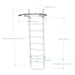 BenchK 521 Floor-to-Ceiling Swedish Ladder dimensions