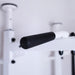 BenchK 521 Floor-to-Ceiling Swedish Ladder in White pull-up handle close-up