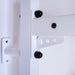 BenchK 521 Floor-to-Ceiling Swedish Ladder in White rivets close-up