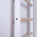 BenchK 521 Floor-to-Ceiling Swedish Ladder in White side view close-up