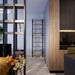 BenchK Swedish Ladder Steel and Beech Wood Black 700B modern corridor in house