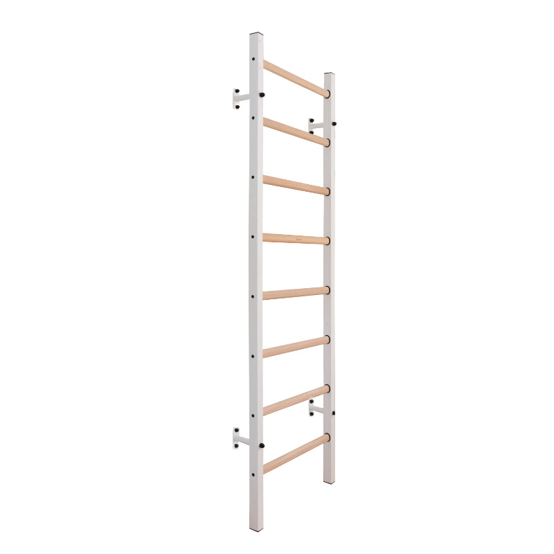Body Shop Ladder BenchK Swedish Ladder in Steel and Beech Wood - White — FitBody Pilates