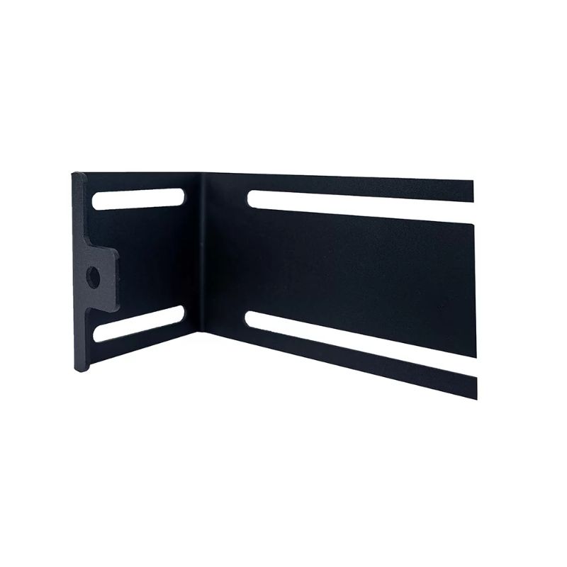 BenchK Wall Bracket for Steel Swedish Ladder in black close up