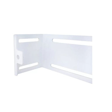 BenchK Wall Bracket for Steel Swedish Ladder in white close-up