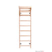 BenchK Wood Swedish Ladder with Pull Up Bar White Background Centered