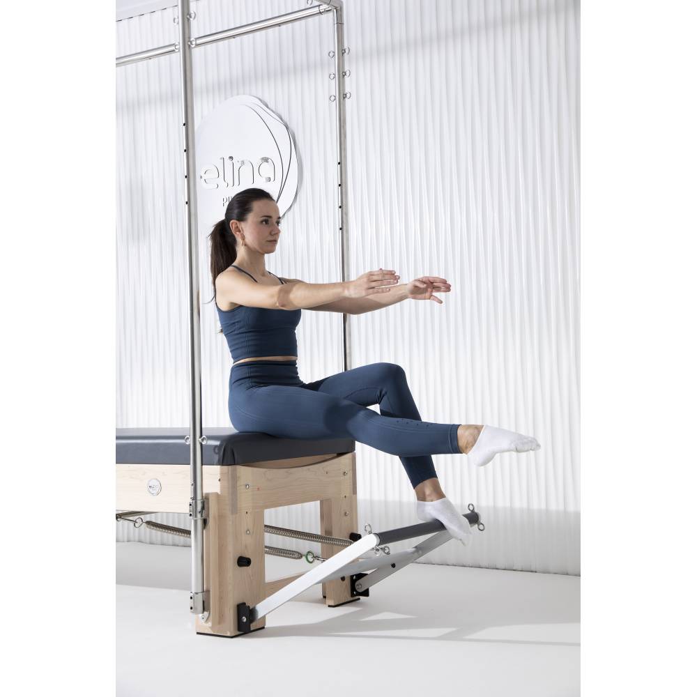 Elina Pilates Elite Cadillac Reformer model edge footbar