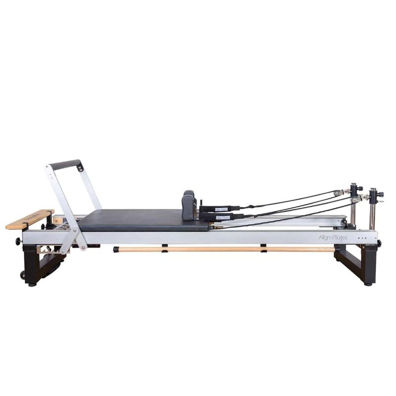 align-pilates a8-pro reformer 16.5-inches side view white background