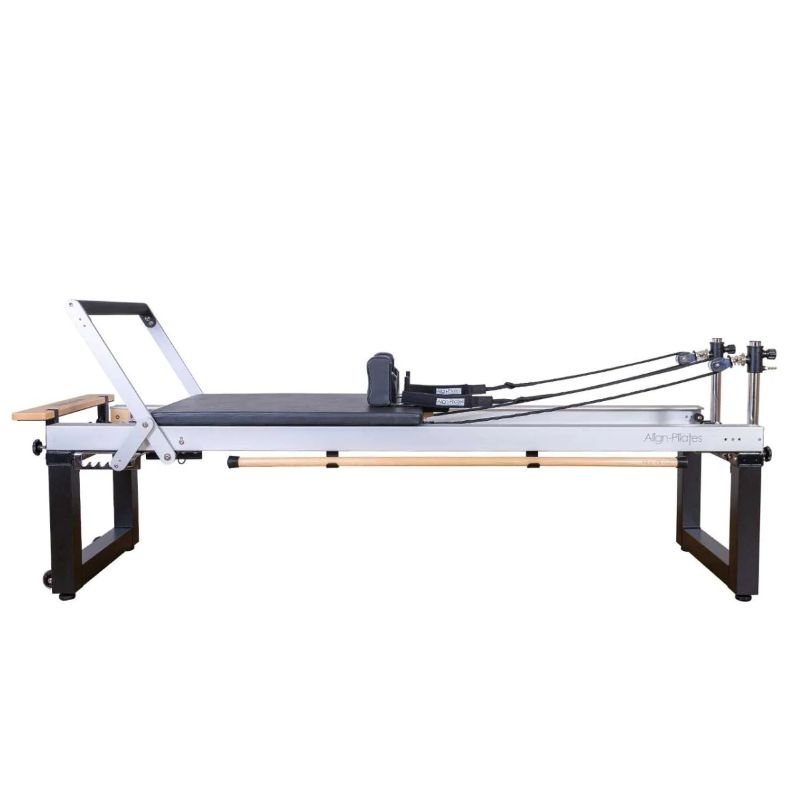 align-pilates a8-pro reformer 25-inch side view white background