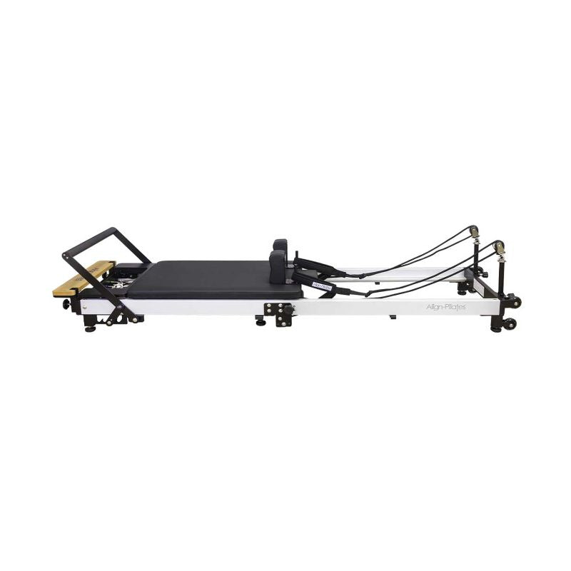 Align-Pilates F3 Folding Reformer Side View White Background